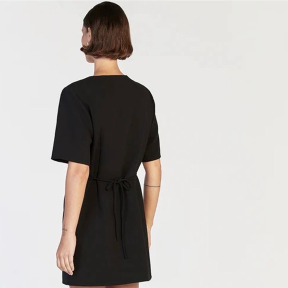 NWT DISSH Lia Button-Down Mini Dress Black Size 2 - Picture 2 of 10